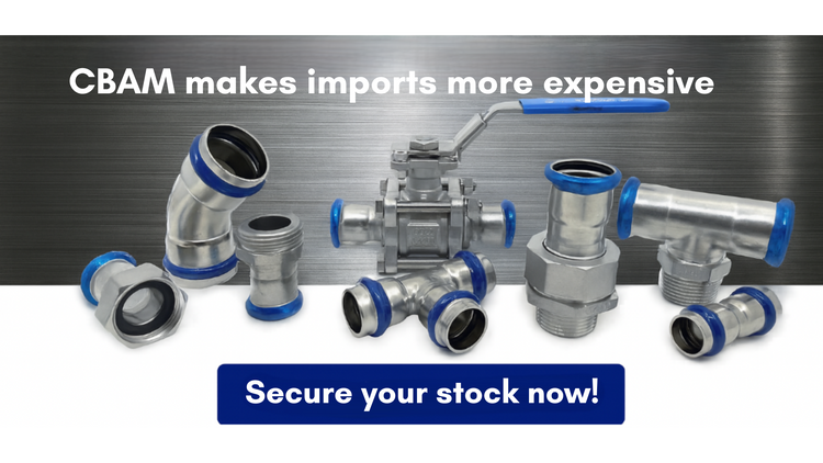 CBAM makes imports more expensive. Secure your stock now!